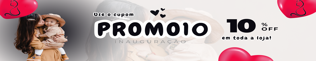 Cupom de desconto de inauguração